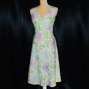 FLORAL DRESS ANN TAYLOR SIZE: 0